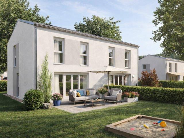 Wohnbaugefördertes Doppelhaus | LWP, PV Anlage, ziegelmassiv | 4 Zimmer | Terrasse, Eigengarten & 2 Parkplätzen