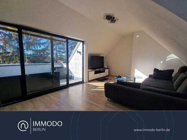 ? Wohnglück im Dachgeschoss helle 3,5 Zimmer Maisonette Wohnung mit Balkon Wohnung