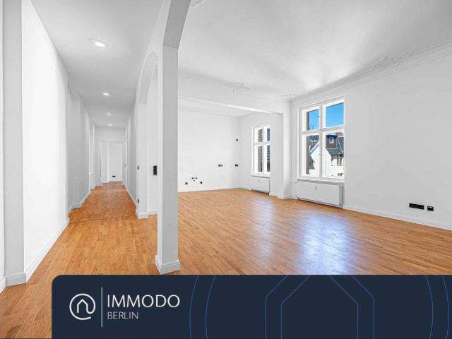 ? Wohnglück im Jugendstil helle 5 Zimmer Altbau Wohnung mit Kamin, Pool, Garten, Balkon, uvm