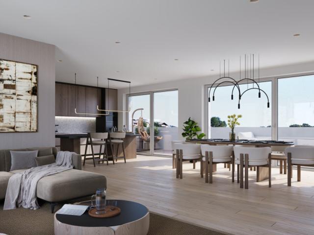 Wohnen am Golfplatz – Penthouse mit 130 m² Dachterrasse