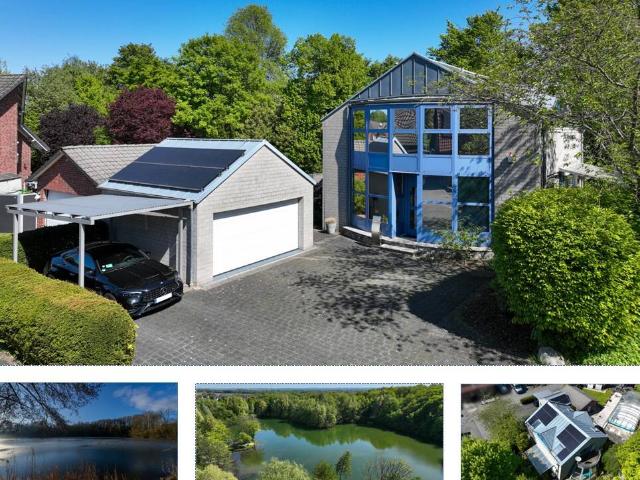 Wohnen am Naturparadies Mergelkuhle Einfamilienhaus mit direktem Seegrundstück