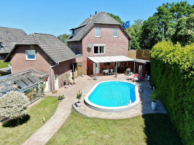 WOHNEN MIT ELBBLICK & POOL? PERFEKT FÜR PFERDEFREUNDE & SELBSTVERSORGER