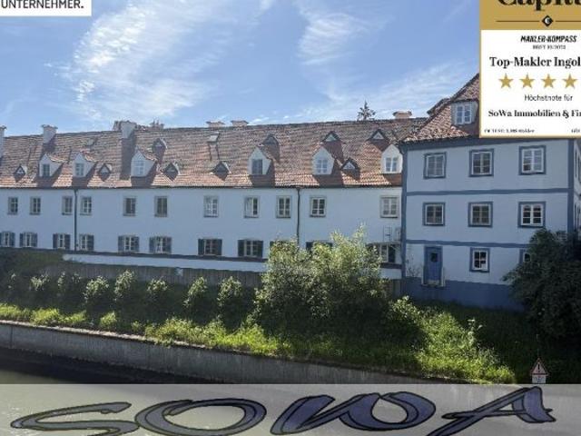 Wohnen auf der Insel! Hochwertgige 3 Zimmer Wohnung mit Balkon mit Blick auf das Schloss in einer beliebten Lage in der Stadtmitte in Neuburg Ein Objekt von Ihrem Immobilienpartner SOWA Immobilien und Finanzen
