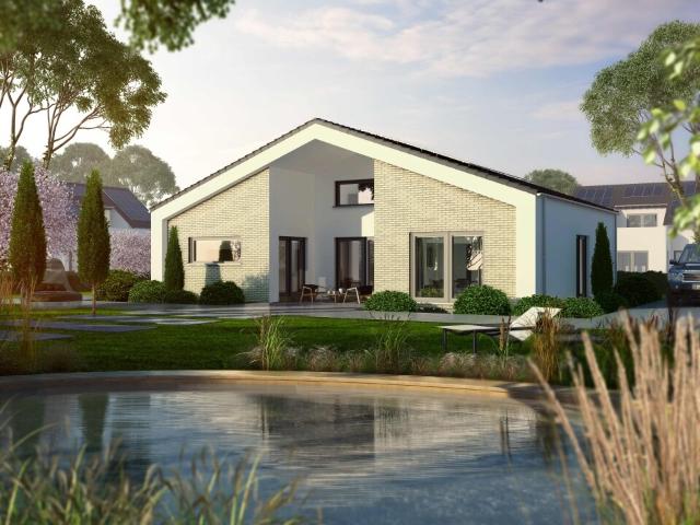 WOHNEN AUF EINER EBENE EIN BUNGALOW ALS MUSTERHAUS
