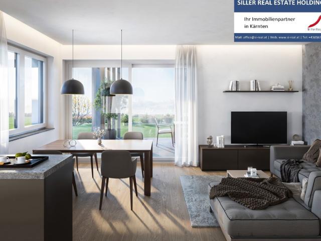 Wohnen im Grünen: Familien Erdgeschosswohnung mit privatem Garten & Terrasse