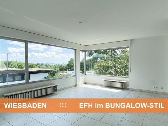WOHNEN im GRÜNGÜRTEL von WIESBADEN: BUNGALOW STIL
