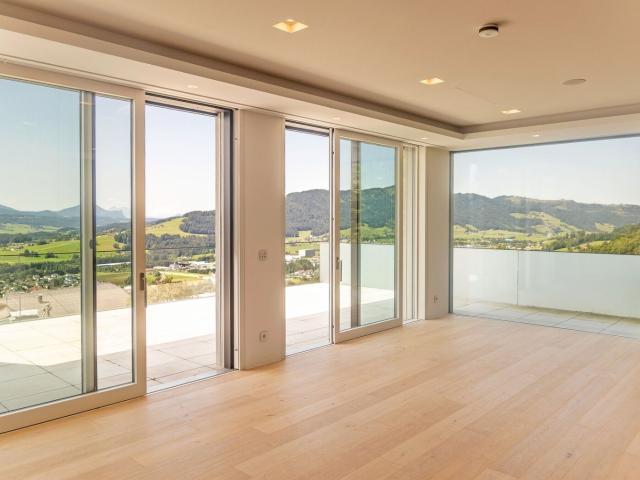 Wohnen in der exklusiven Skylounge mit grandiosem Ausblick auf den Mondsee