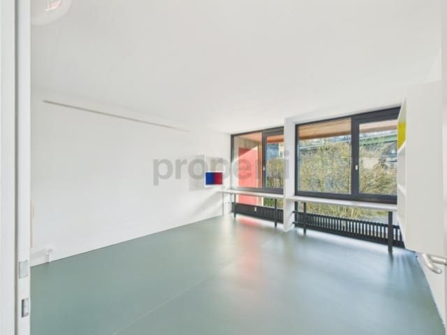 Wohnen in einer Ikone der Schweizer Architektur | Einzigartige Maisonettewohnung im denkmalgeschützten Atelier 5 Ensemble in Flamatt