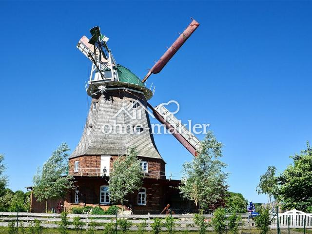 Wohnen in einer sanierten Holländerwindmühle an der Ostsee