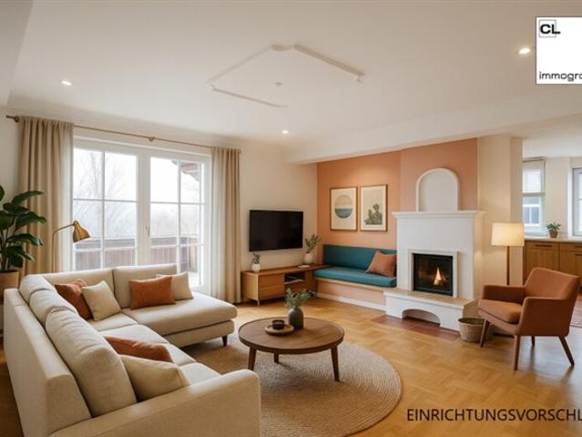 Wohnen mit Mondseeblick Elegante 3 Zimmer Wohnung mit großzügiger Terrasse und Eigengarten