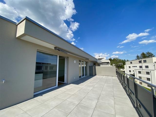 Wohnen mit Aussicht 66 m2 grosse Terrasse