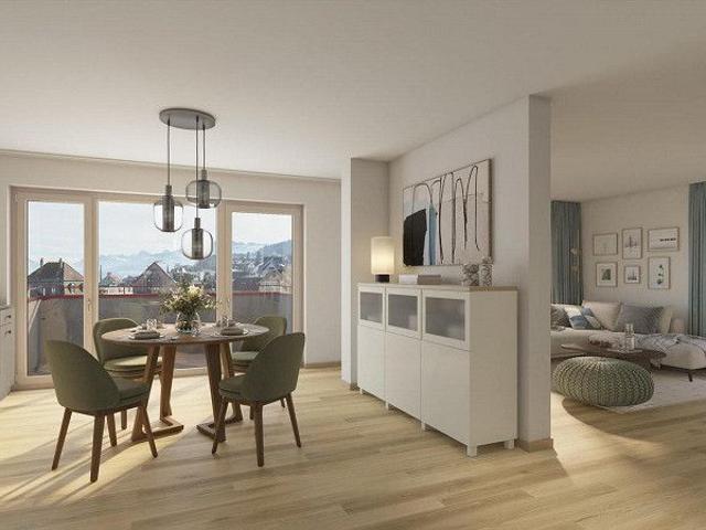 Wohnen mit Blick auf den See Lichtdurchflutete 4.5 Zimmerwohnung.
