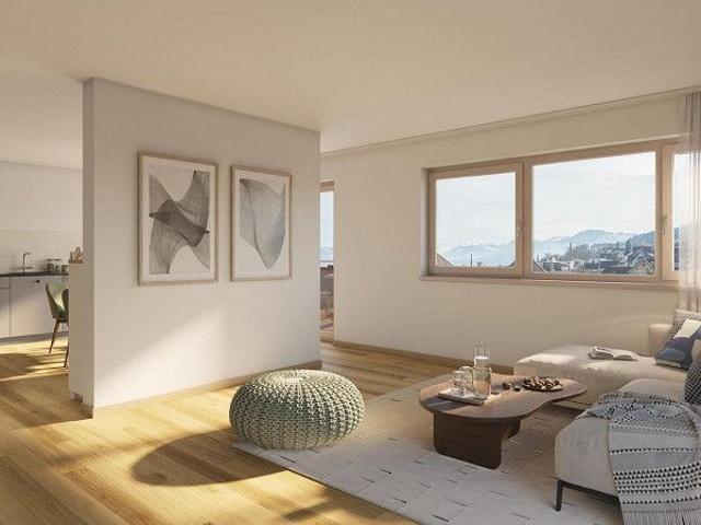 Wohnen mit Blick auf den See Lichtdurchflutete 4.5 Zimmerwohnung.