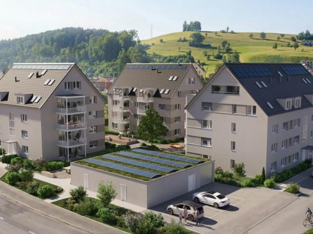 Wohnen mit eigenem Garten 3.5 Zimmer Wohnung