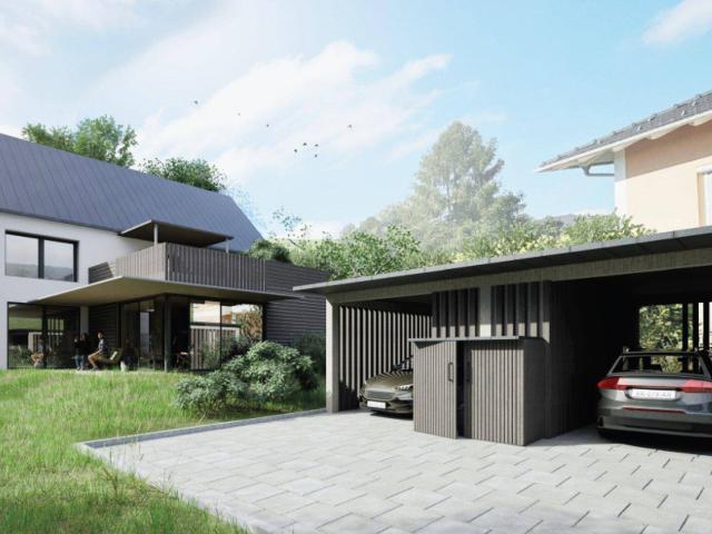Wohnen mit Lebensqualität in Pinsdorf – Barrierefreie 3 Zimmer Gartenwohnung mit Terrasse, Carport und Eigengarten