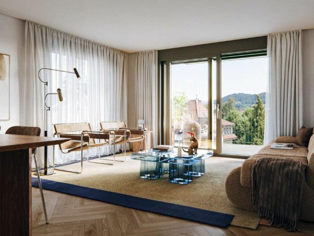 Wohnen mit Weitsicht: Luxuriöse 3.5 Zimmer Attikawohnung an Bestlage