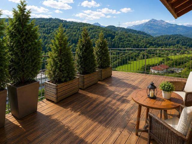 Wohnen, wo andere Urlaub machen sonniges Eigenheim mit 3 Balkonen in Scheffau