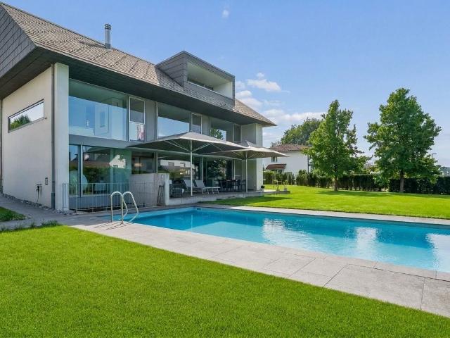 Wohnen wie im Ferienresort Architektenhaus mit Pool und Garten