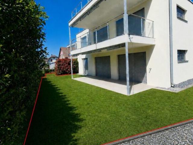 Wohnen wie in einem Einfamilienhaus Schöne 5.5 Zimmer Maisonette Wohnung mit Gartensitzplatz und Balkon in Fahrwangen am Hallwilersee