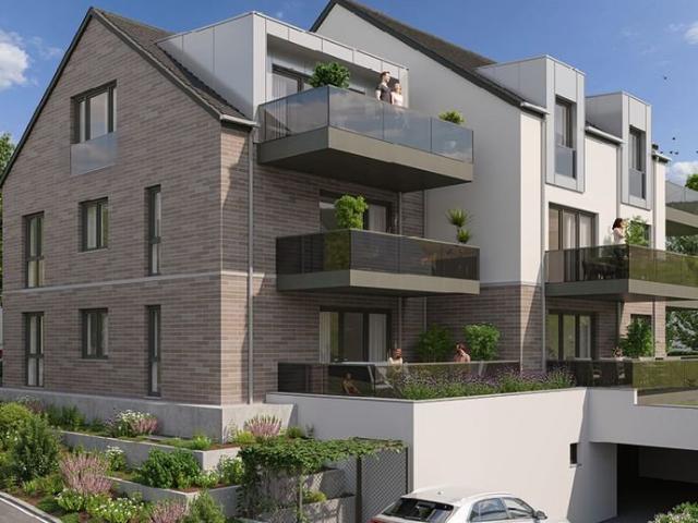 Baubeginn gestartet: Wohnen über der City 3 Zi. im DG in FFM Bergen Enkheim