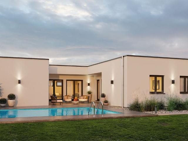 Wohnkomfort auf höchstem Niveau mit einem modernen Bungalow von OKAL! Mit Grundstück!