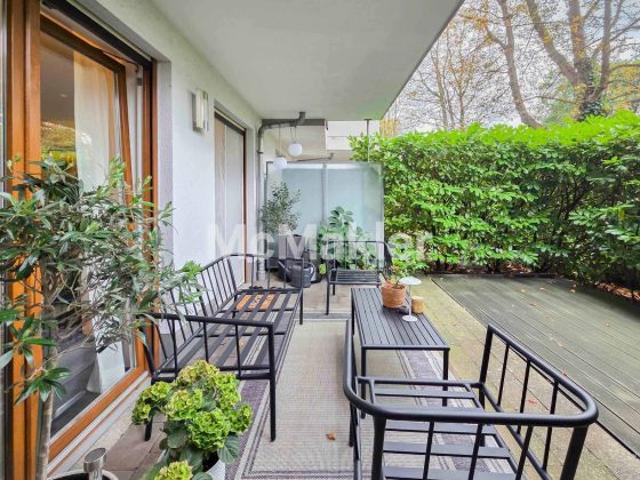 Wohnkomfort in Hürth Hermülheim: 3 Zimmer Erdgeschosswohnung mit Terrasse und Tiefgarage