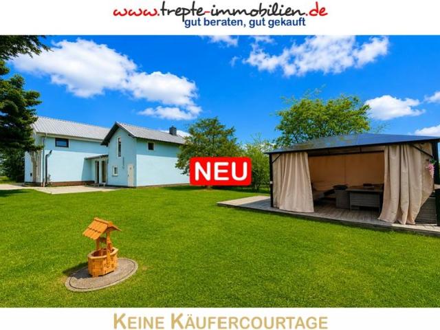 Wohnhaus + Gästehaus mit großen Grundstück in Feldrandlage! Nur 15 Minuten bis zur Ostsee!