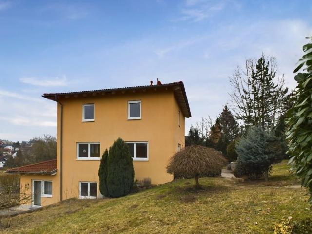 Wohnhaus im Toskana Stil mit ELW und Doppelgarage im Stadtbusbereich