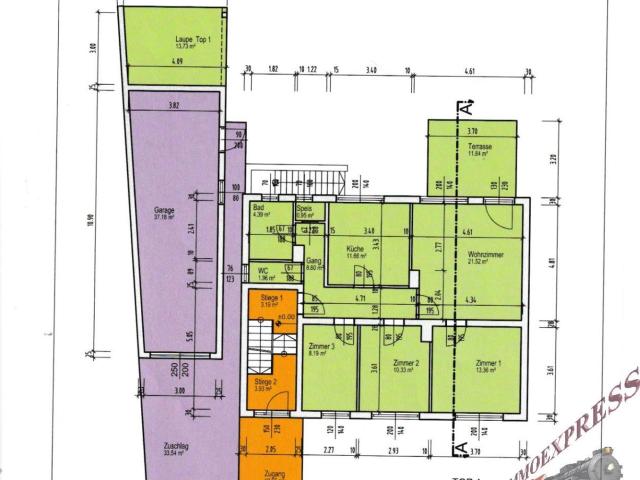 Wohnhaus mit 3 Wohnungen, Pool und Garage in Wels/Pernau