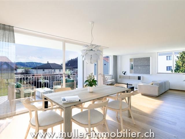 Wohnliches 3.5 Zimmer Haus mit freier Aussicht 5 Min. von Romont