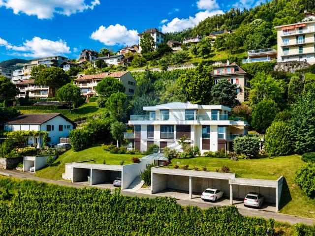 WOHNSCHÖNES 4,5 ZIMMIGES ATELIER APARTMENT MIT PANORAMABLICK AUF DEN SEE