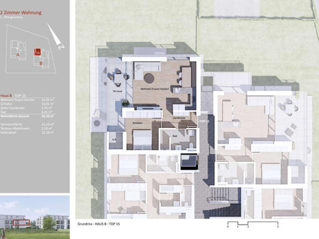 Wohnpark Gisingen TOP 15 2 Zimmer Wohnung