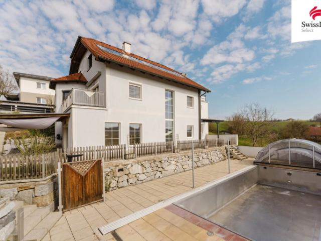 Wohntraum mit Extras: Pool 10x4, XXL Terrasse mit Ausblick & Doppelgarage