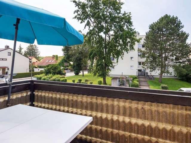 Wohnung mit 1 Schlafzimmer zu vermieten in Moosach, Berlin