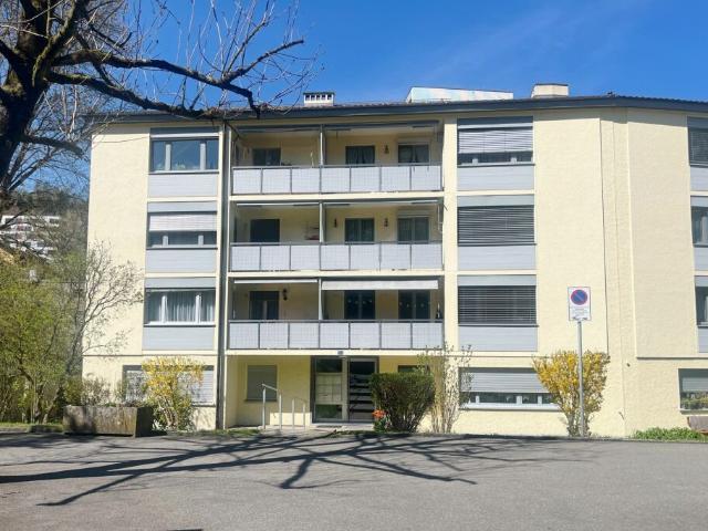 Wohnung mit Balkon mit Sicht ins Grüne nahe dem Dättwiler Weiher