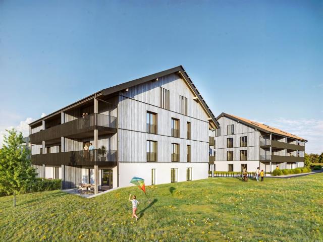 Wohnung mit Blick auf landwirtschaftliche Felder