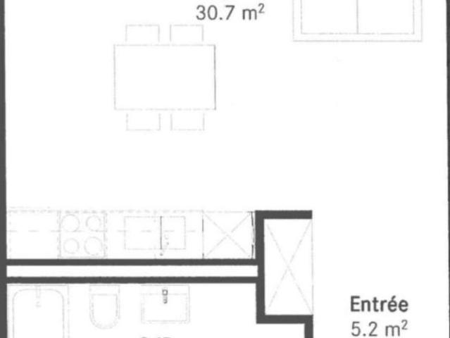 Wohnung 1.5 Zimmer
