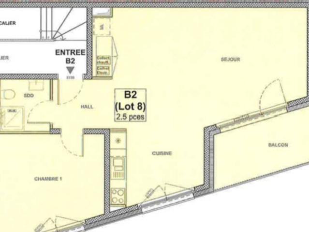 Wohnung 2.5 Zimmer