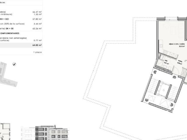Wohnung 2.5 Zimmer