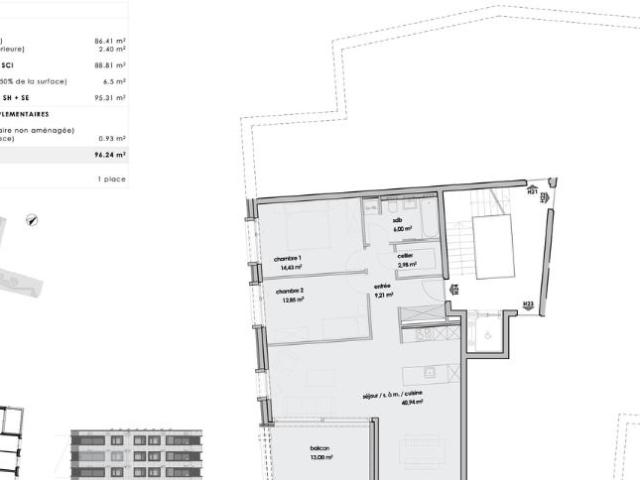 Wohnung 3.5 Zimmer