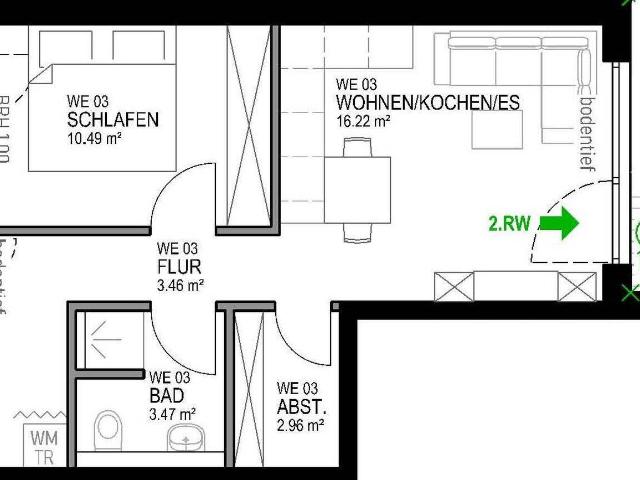 Wohnung 46 m² 700 € zur Miete Hauptstr. 9,Neustadt,Neustadt Wied 53577