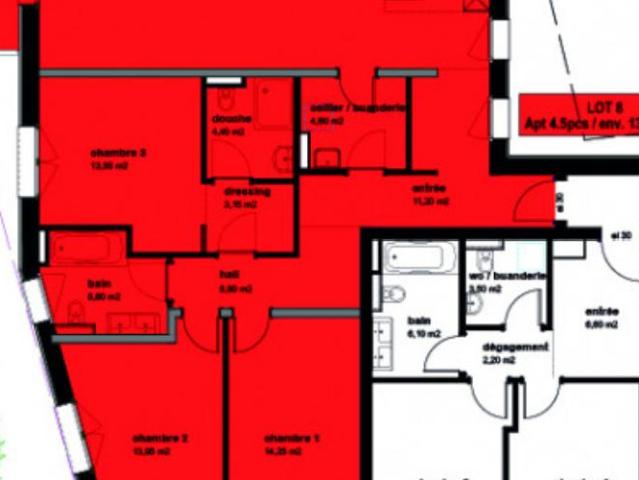 Wohnung 4.5 Zimmer