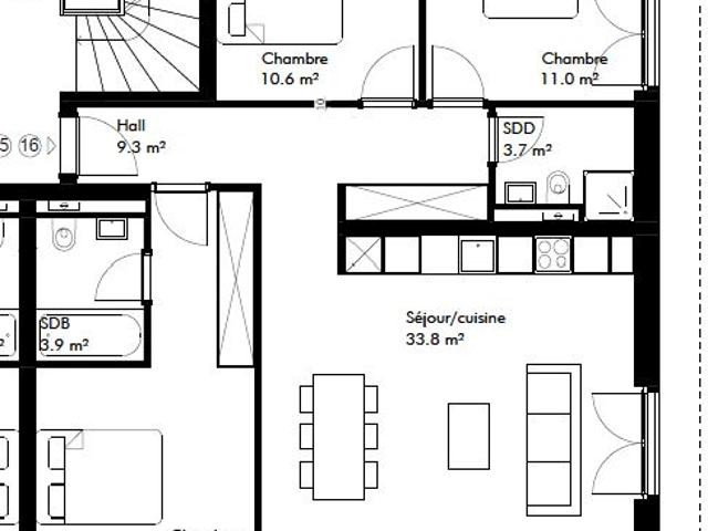 Wohnung 4.5 Zimmer