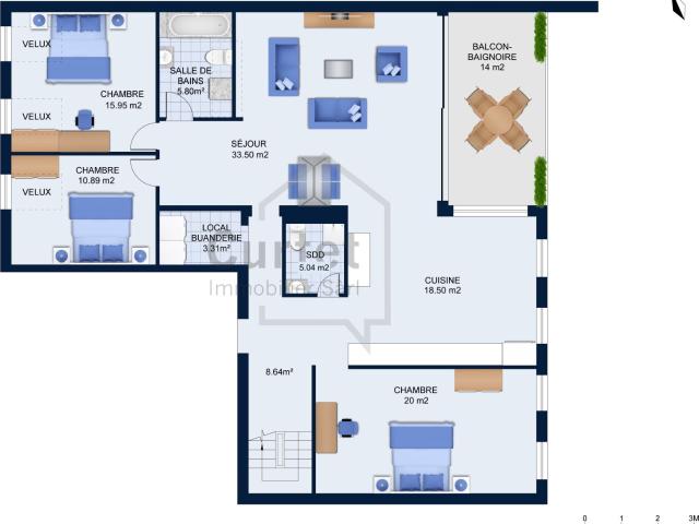Wohnung 5.5 Zimmer