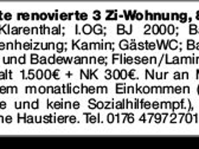 Wohnung 86 m2 Wiesbaden