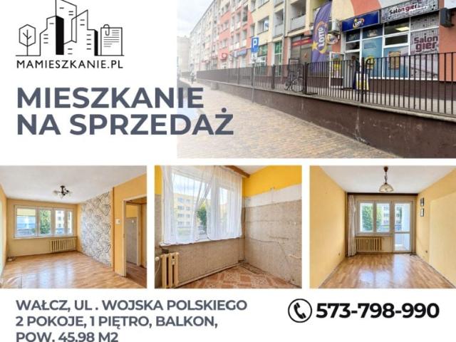Wojska Polskiego 21 45,98 m², Wałcz