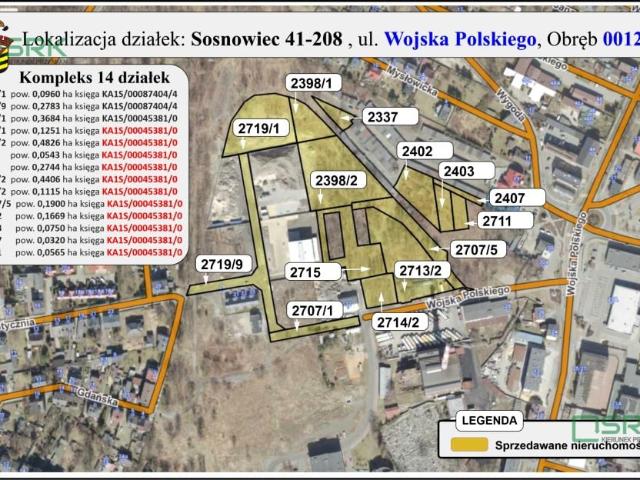 Wojska Polskiego 23 764 m², Sosnowiec