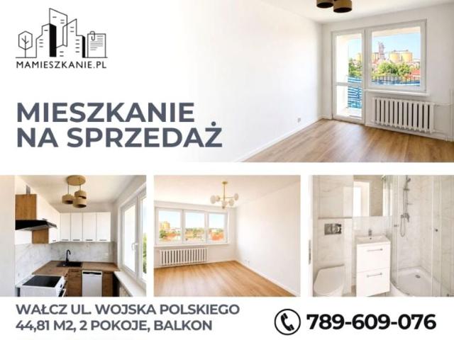 Wojska Polskiego 44,81 m², Wałcz