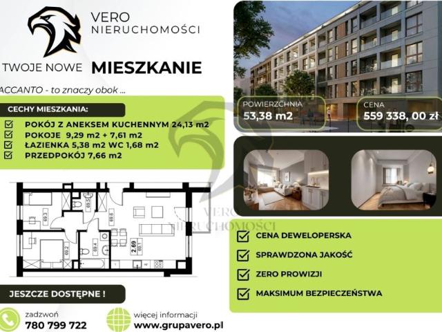 Wólczańska 55,38 m², Łódź
