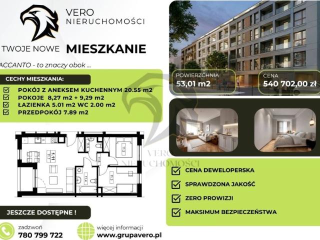 Wólczańska 53,01 m², Łódź